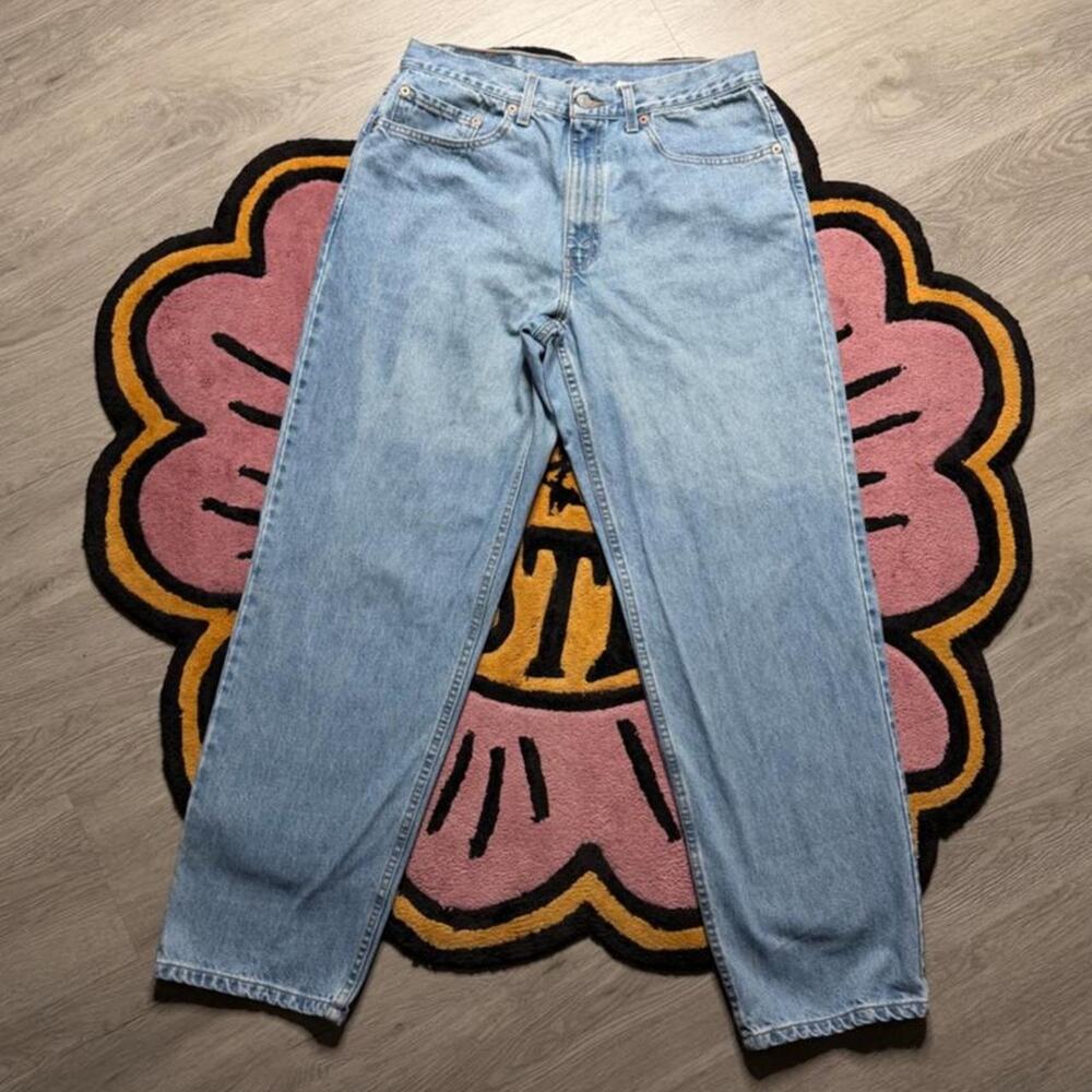 Vintage 90’s Levi’s 550 Relaxed Straight Fit Denim Jeans Size 34x30 Blue